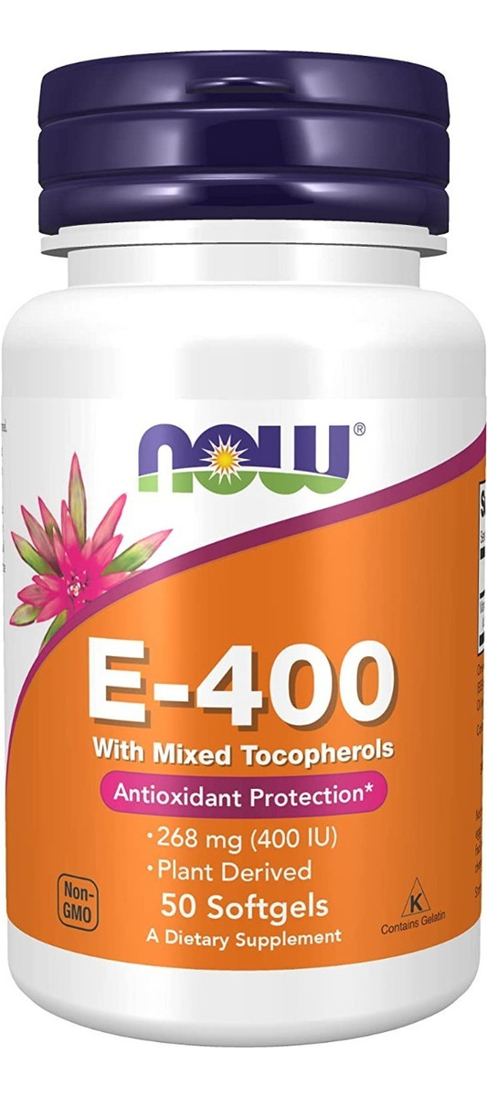 Salud y Equipamiento Médico - Vitamin E 400iu  50 Cap Now - Unid