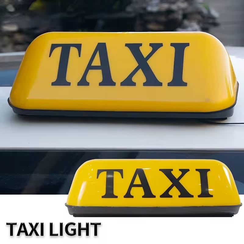 accesorios para vehiculos - Letrero para taxi con iman y luz  0