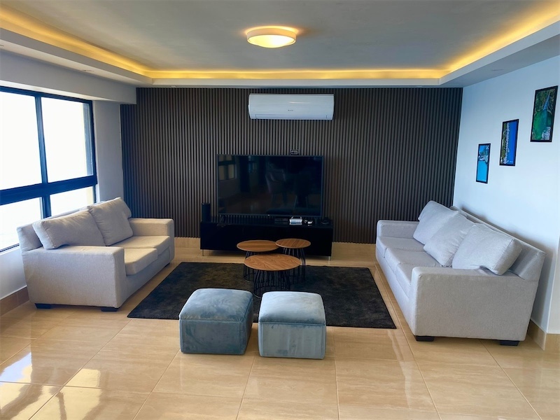 apartamentos - Hermoso apartamento en alquiler con vista al mar Gazcue 1