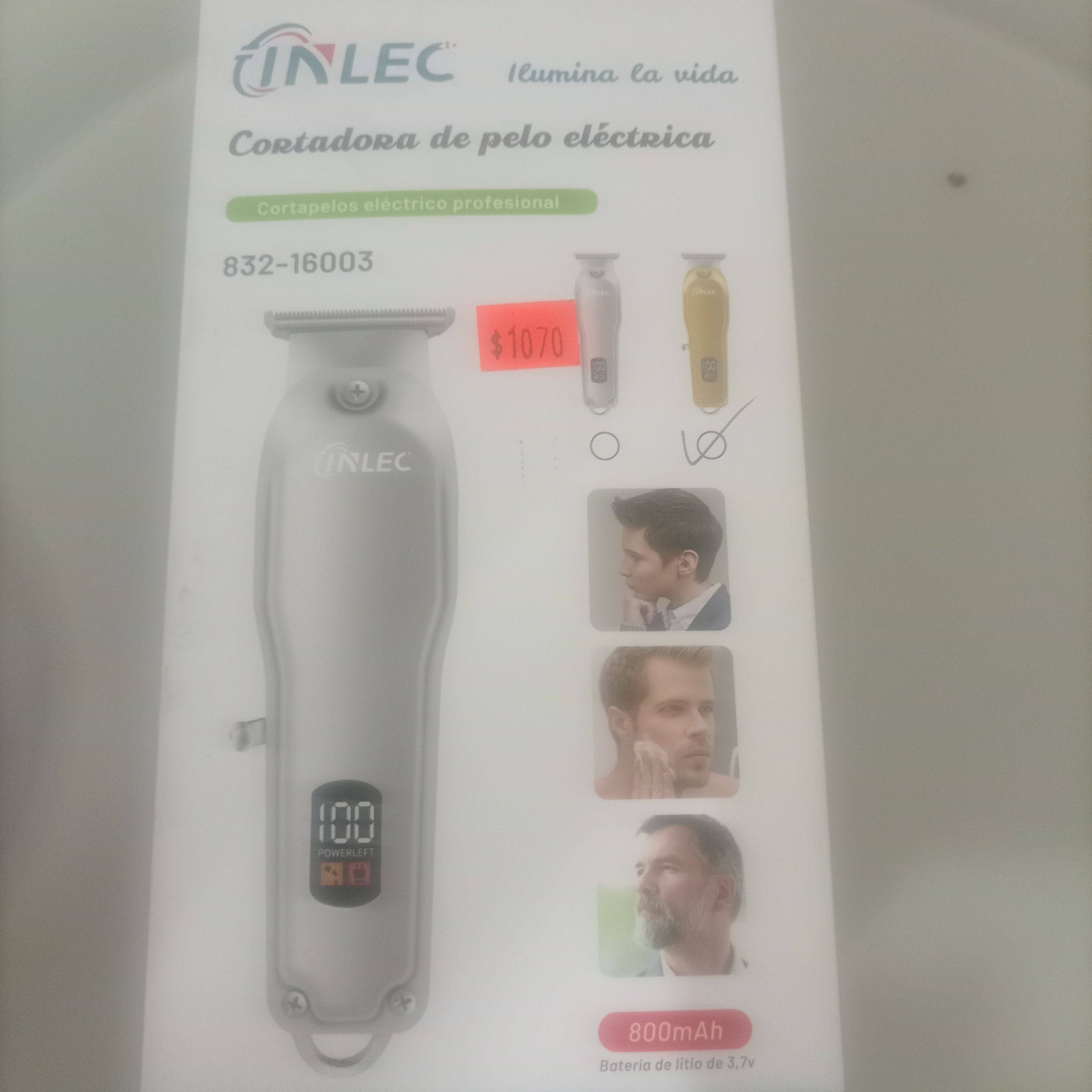 salud y belleza - rasuradora eléctrica Inlec en excelente estado 3