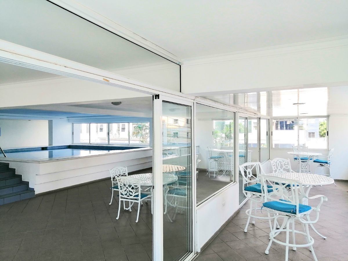 apartamentos - Naco,2hab.2b con gym,piscina, a.social,equipado full.