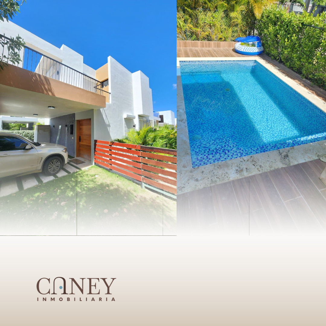 casas - Villa Punta Cana Vista Cana Amueblada 1