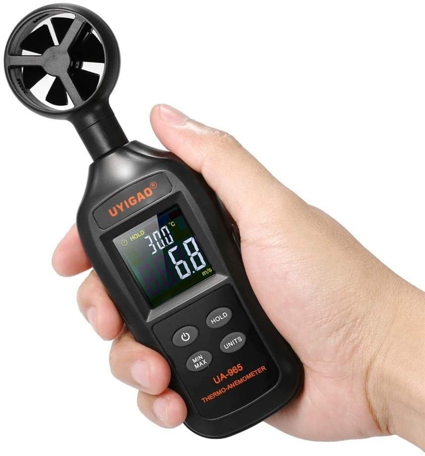 equipos profesionales - Anemometro medidor de la velocidad del viento digital medidor 2