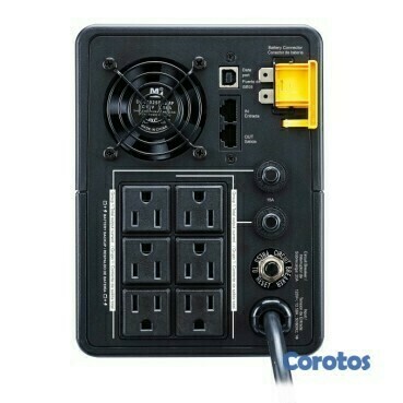 computadoras y laptops - UPS APC BX1600M-LM BACK-UPS 1600VA, 960 WATTS, 120V, AVR, 6 X NEMA 5-15R, X RJ45 2