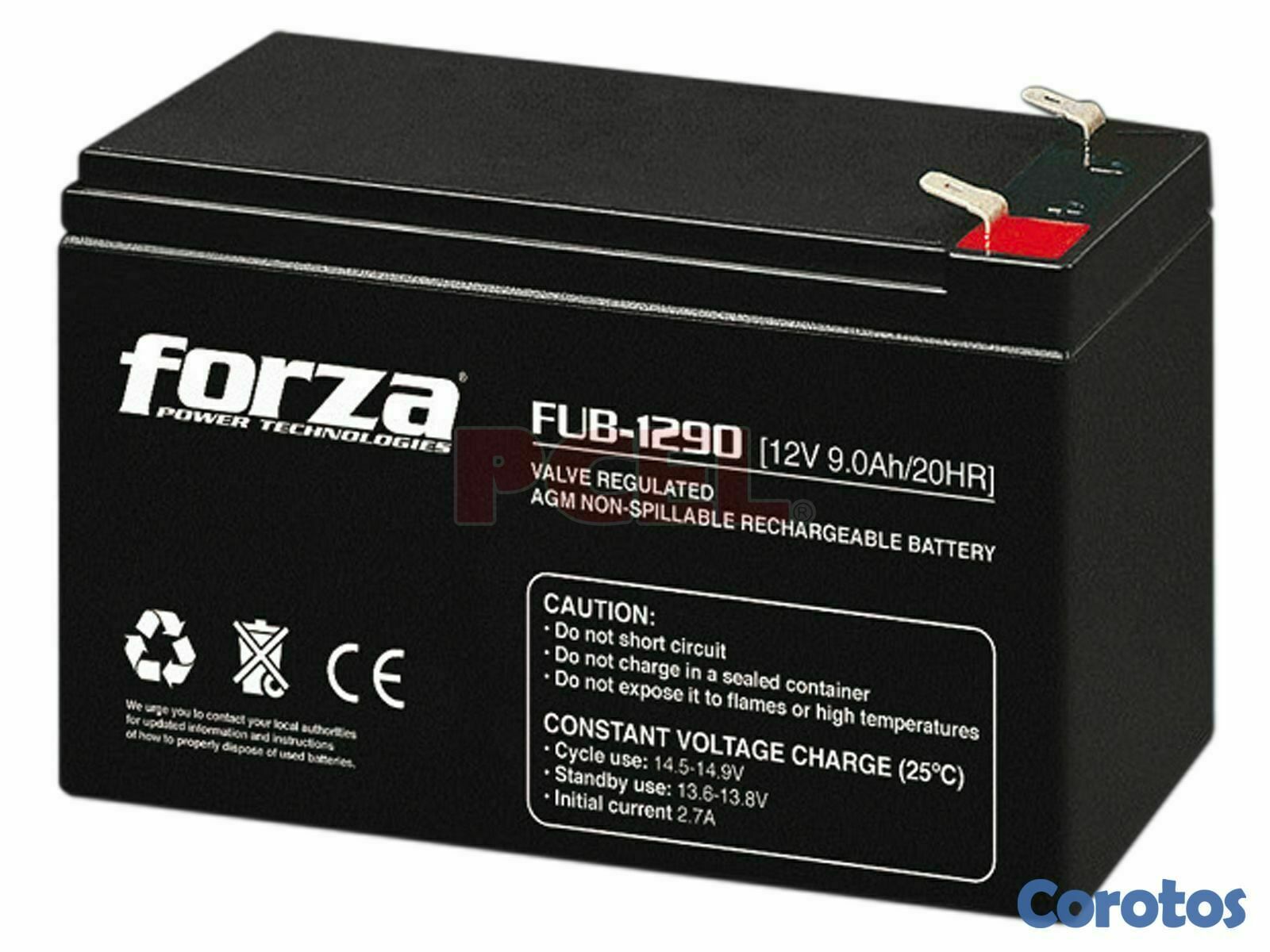 computadoras y laptops - BATERIA FORZA - 12V - 9AH