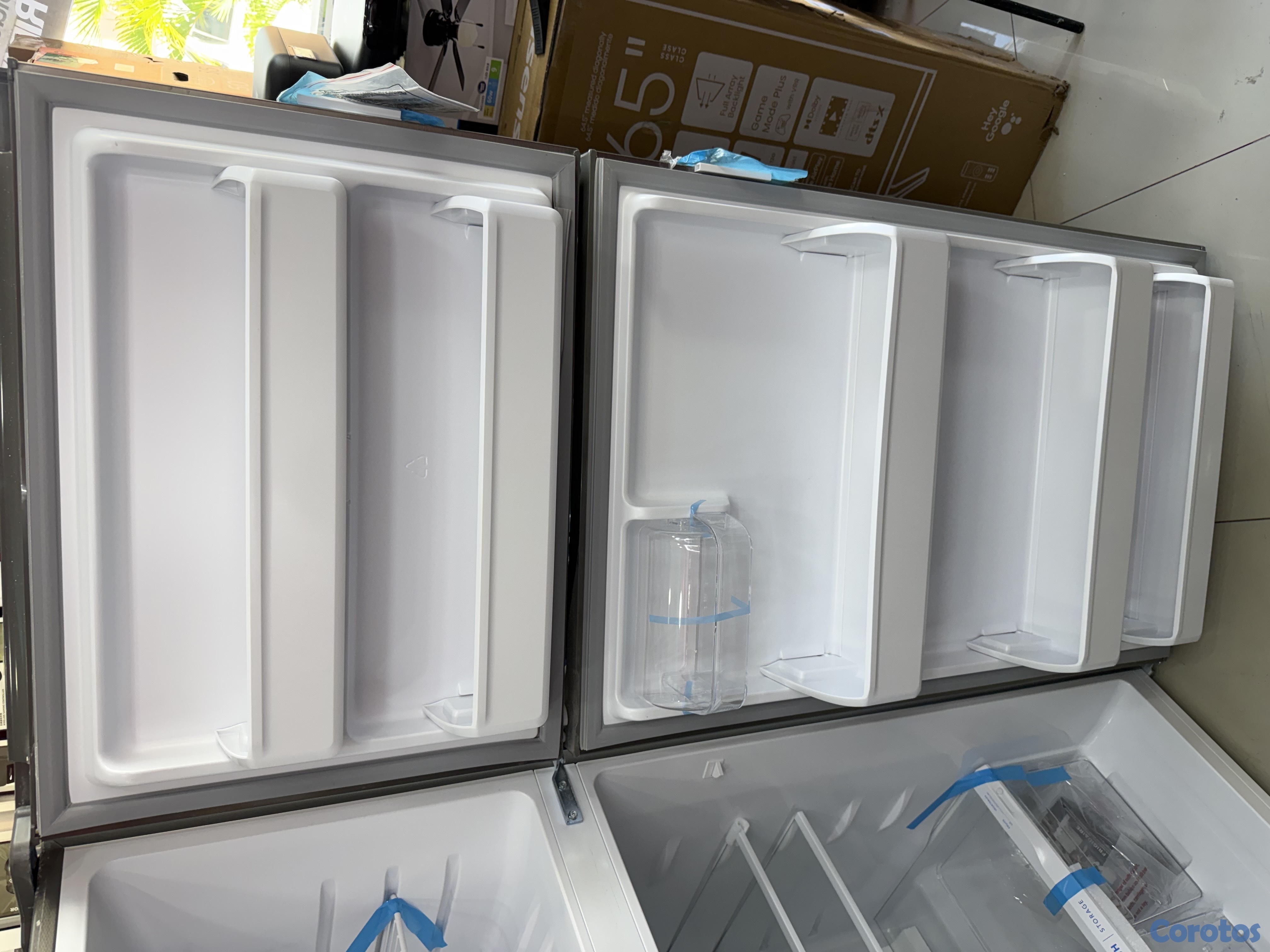 electrodomesticos - Nevera Frigidaire Gris Nueva 3