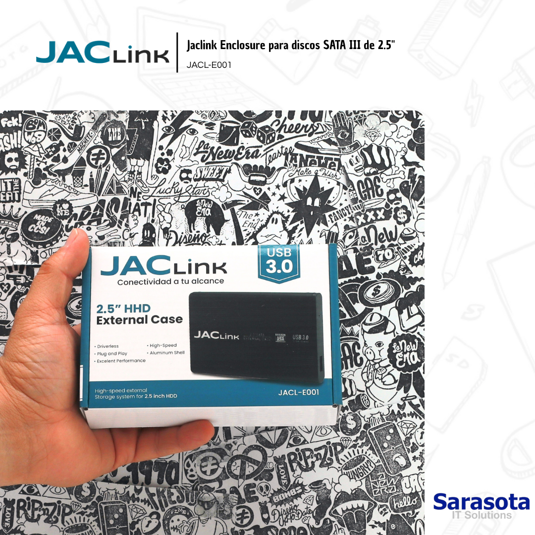 accesorios para electronica - Jaclink Enclosure para discos SATA III de 2,5 0
