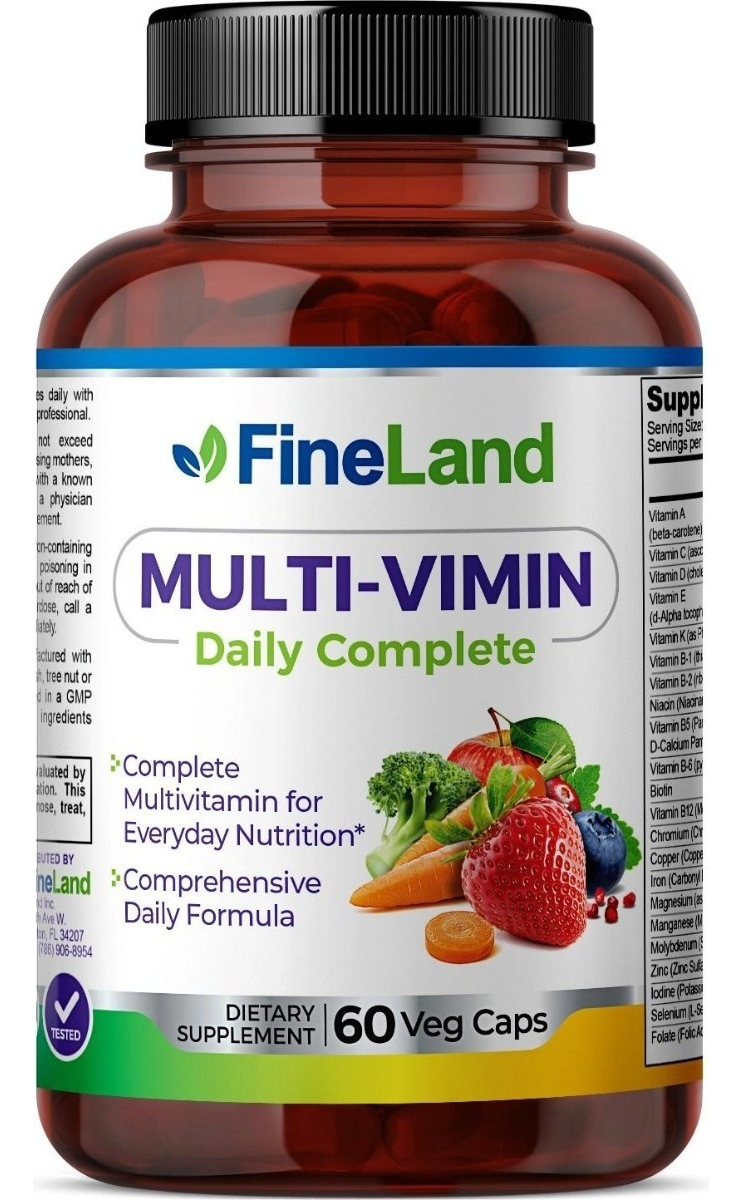 Salud y Equipamiento Médico - Multivitaminico 60caps Fineland 0