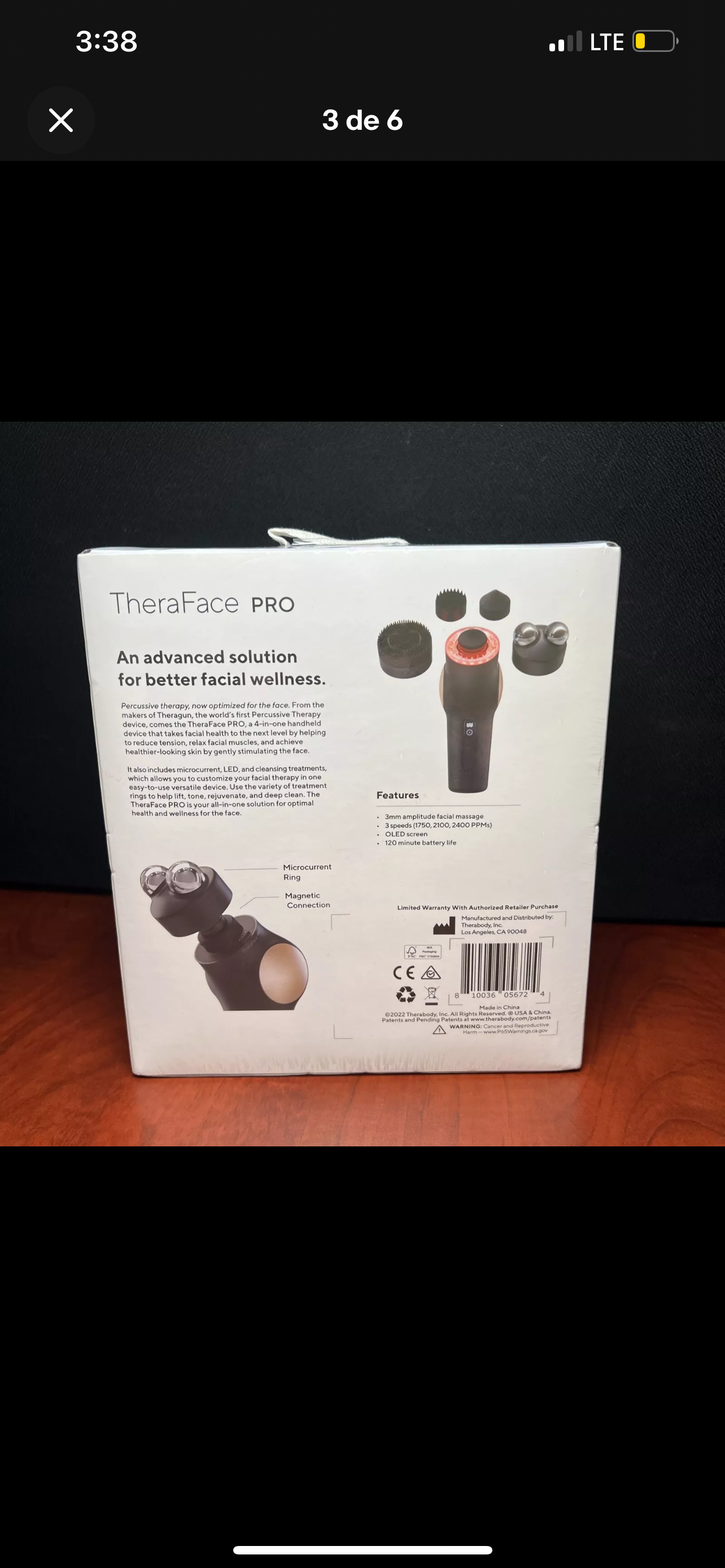 salud y belleza - Limpiador,masaje  y terapia electrónica Therabody TheraFace PRO 6-in-1 1
