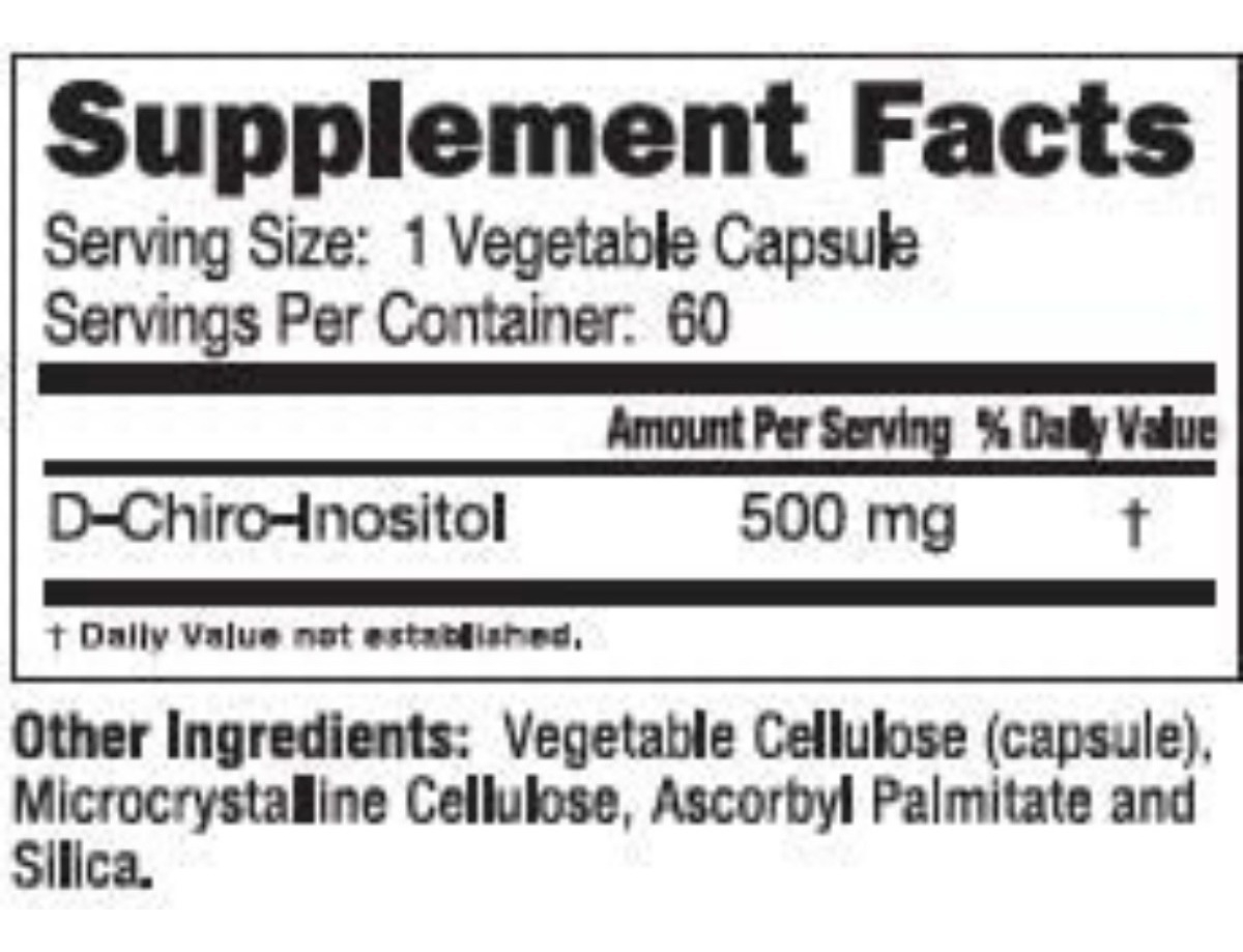 Salud y Equipamiento Médico - Neuro Biologix -inositol 60 caps - Unidad 1