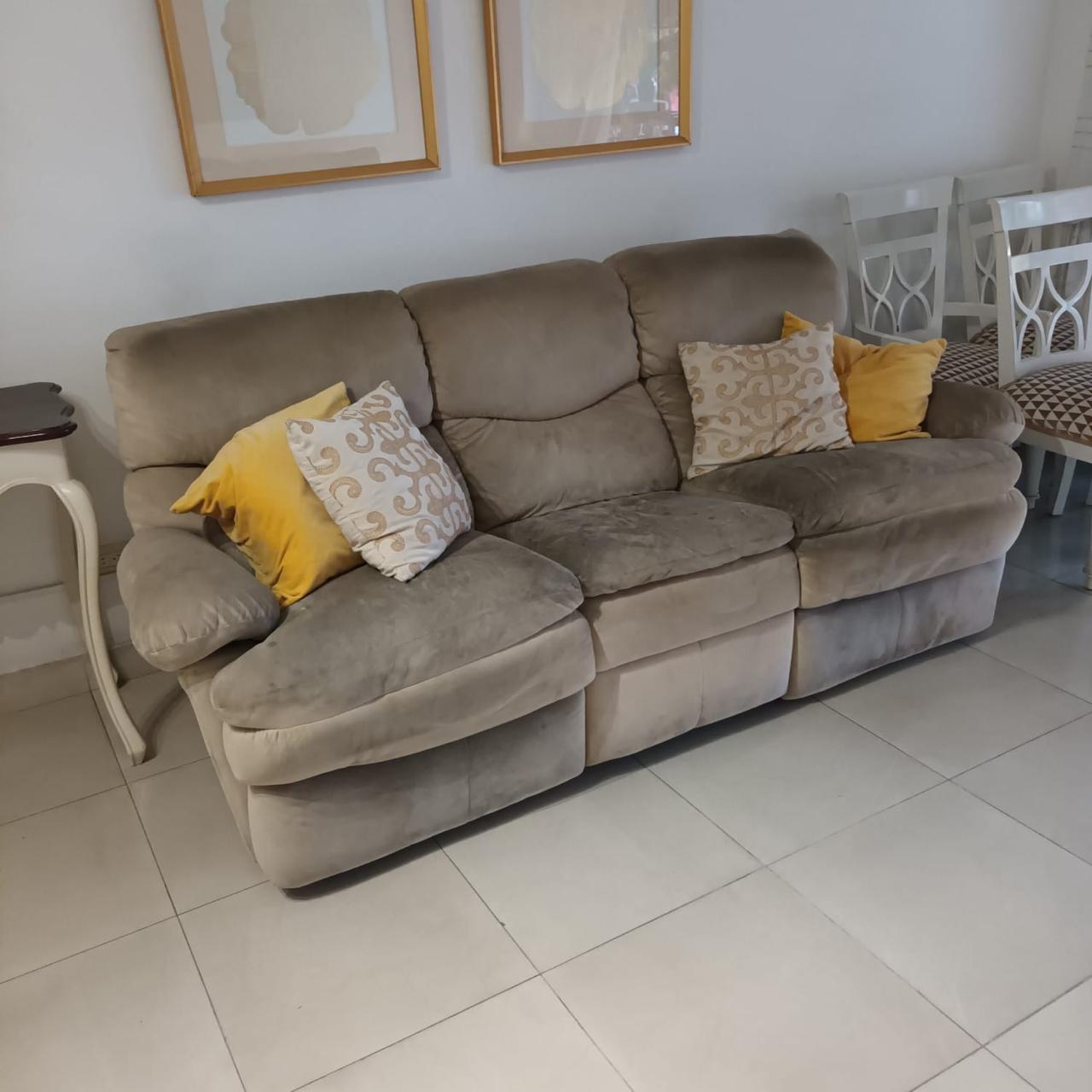 muebles y colchones - SILLON DE 3 PLAZAS RECLINABLE 0