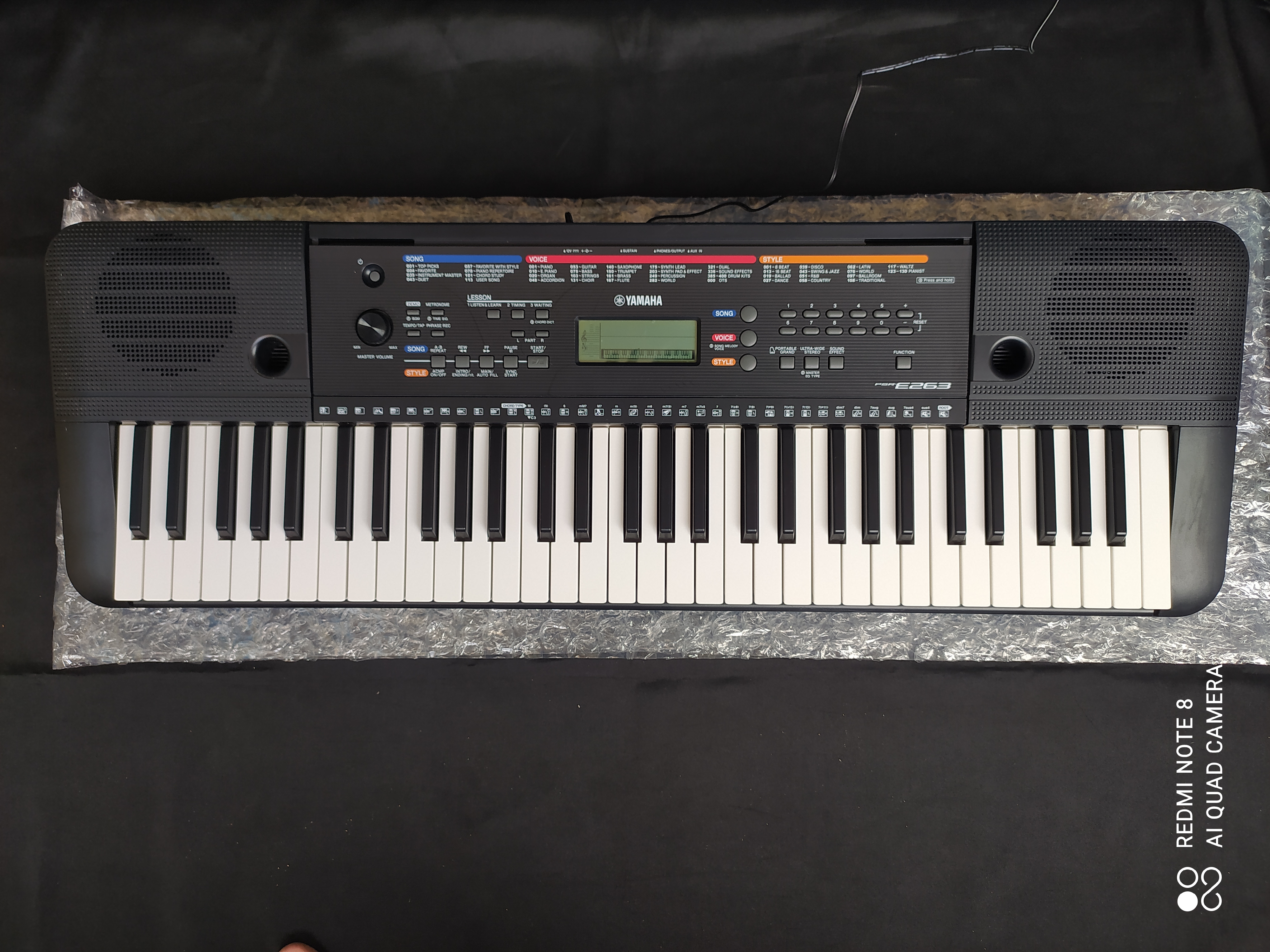 instrumentos musicales - PIANO YAMAHA PSR E263 5 OCTAVAS !!EXCELENTE ESTADO 0