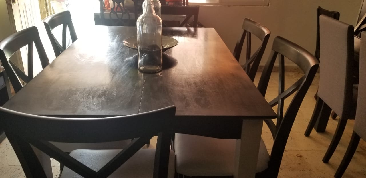 muebles y colchones - comedor usado 6 sillas importados ni roto ni flojo bien de pintura  1