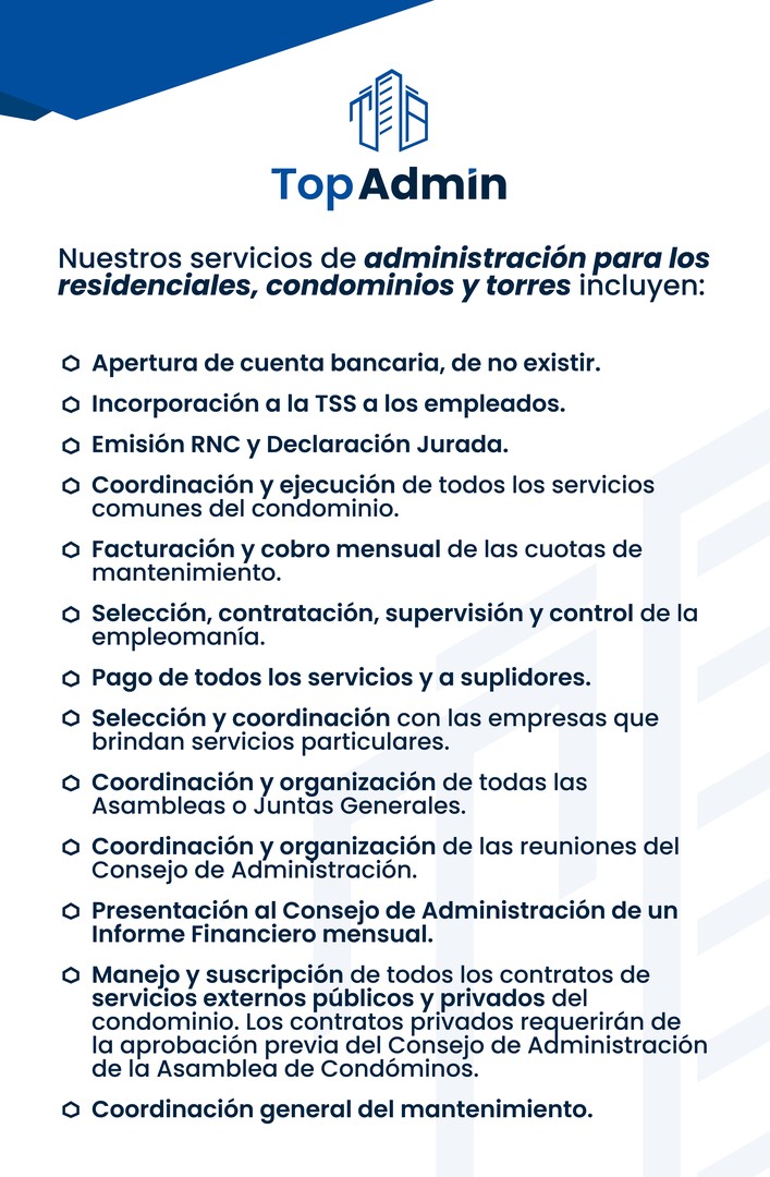 servicios profesionales - Administración de torres y Asesoría Impositiva 1