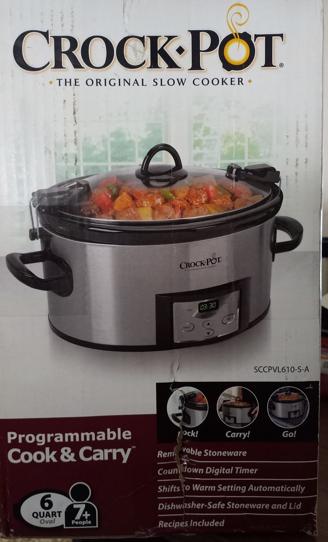 cocina - LA ORIGINAL OLLA DE COCIDO LENTO, MARCA CROCK POT DE 6 LITROS. 1