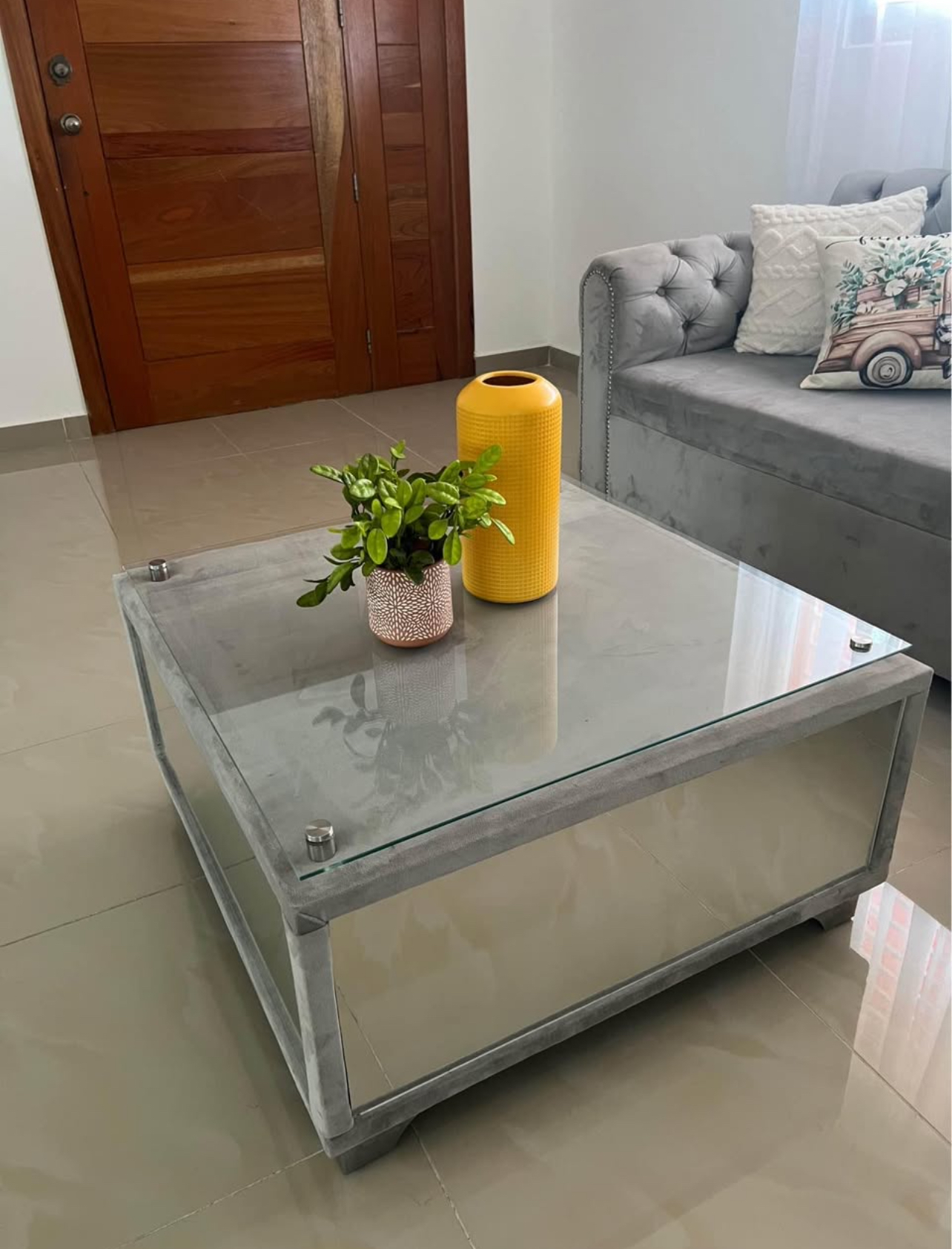 decoración y accesorios - Vendo juego de muebles, repisa y espejo 4