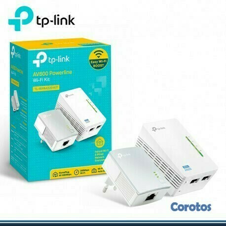 computadoras y laptops - POWERLINE TP-LINK TL-WPA4220KIT, ACCESS POINT TL-WPA4220, 2.4GHZ/300MBPS, 2 PUER 1