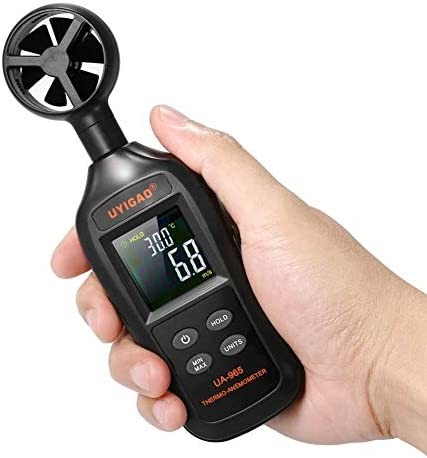 equipos profesionales - Anemometro medidor de la velocidad del viento digital medidor 3