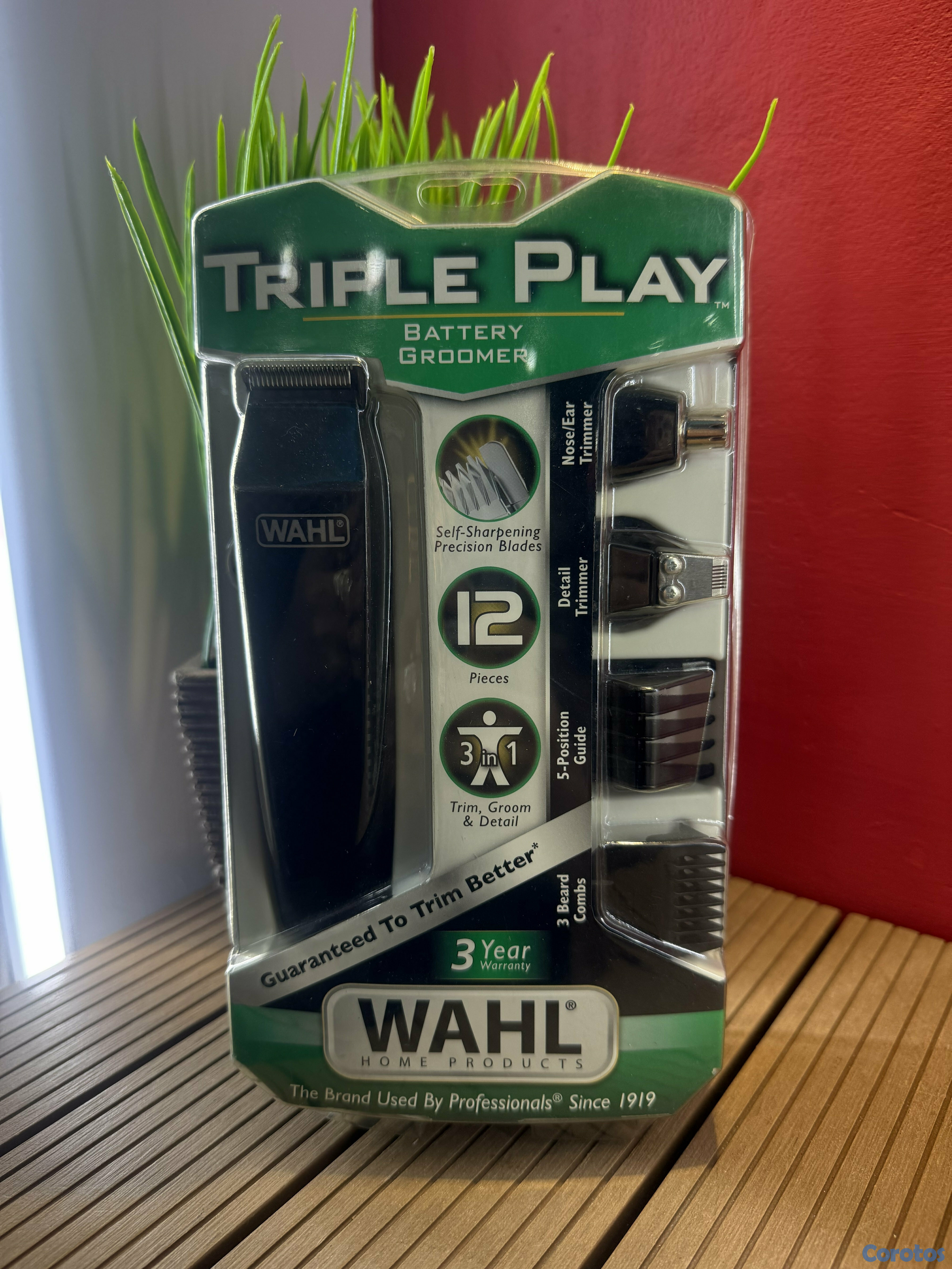 salud y belleza - Abejón Wahl Triple Play Nuevo