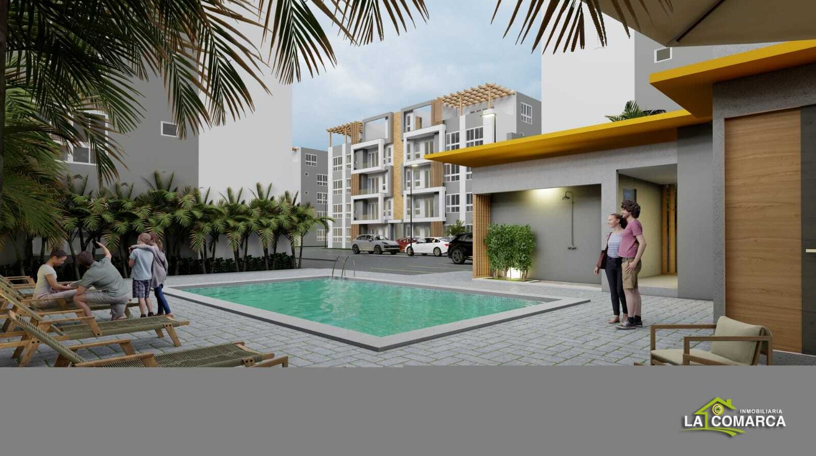 apartamentos - Apartamento en Venta en Santiago con Piscina 6
