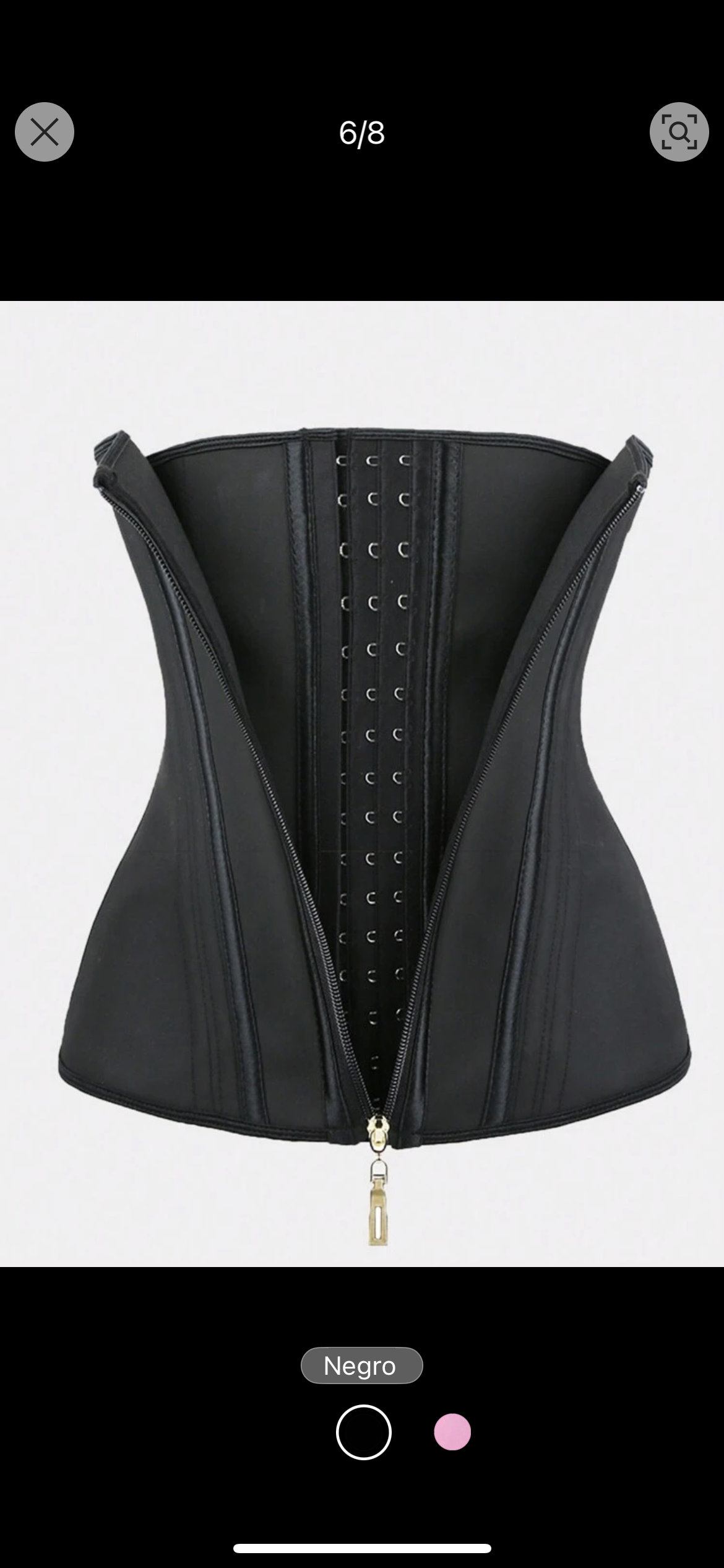 ropa para mujer - Faja reductora de cintura con zipper