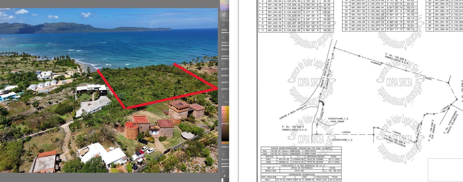 solares y terrenos - Terreno en Las Galeras fronte mar 2