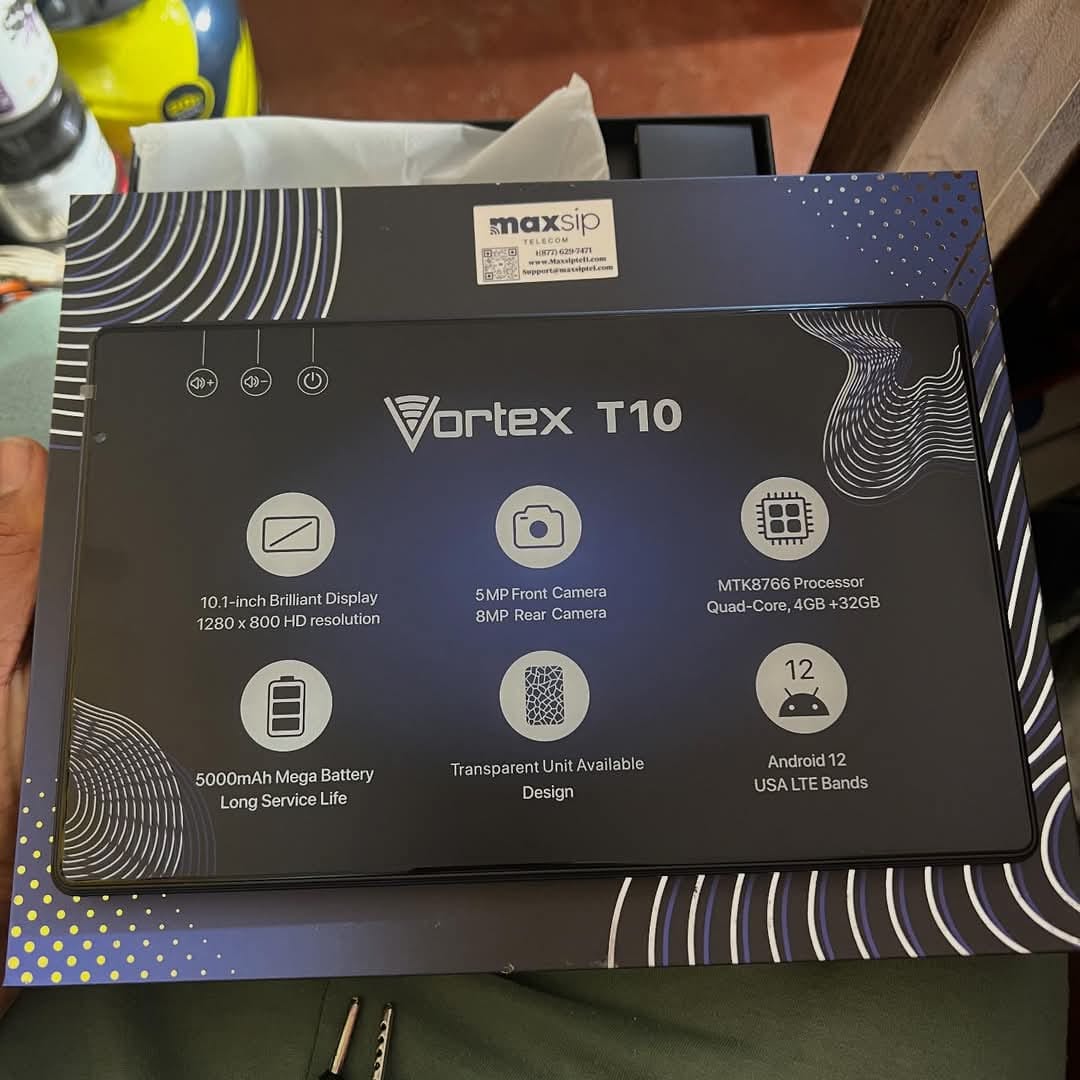 celulares y tabletas - Tablet Vortex T10 32gb Coje Sim cober 1M Garantia
