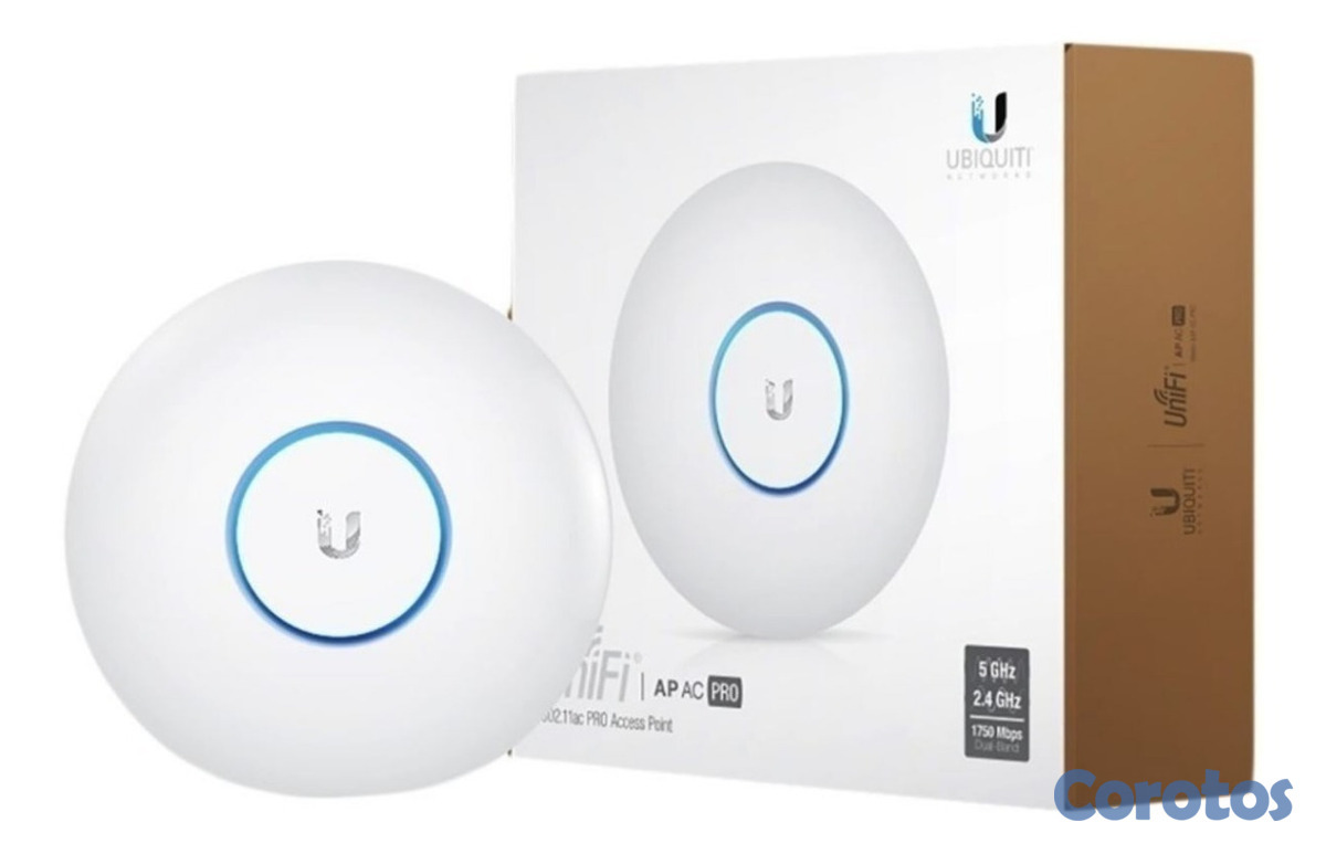 computadoras y laptops - ACCESS POINT UBIQUITI UAP-AC-PRO, 2.4GHZ 450MBPS - 5GHZ/1300MBPS,