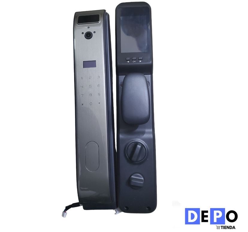 otros electronicos - Cerradura inteligente wifi para puertas con camara y timbre J18A