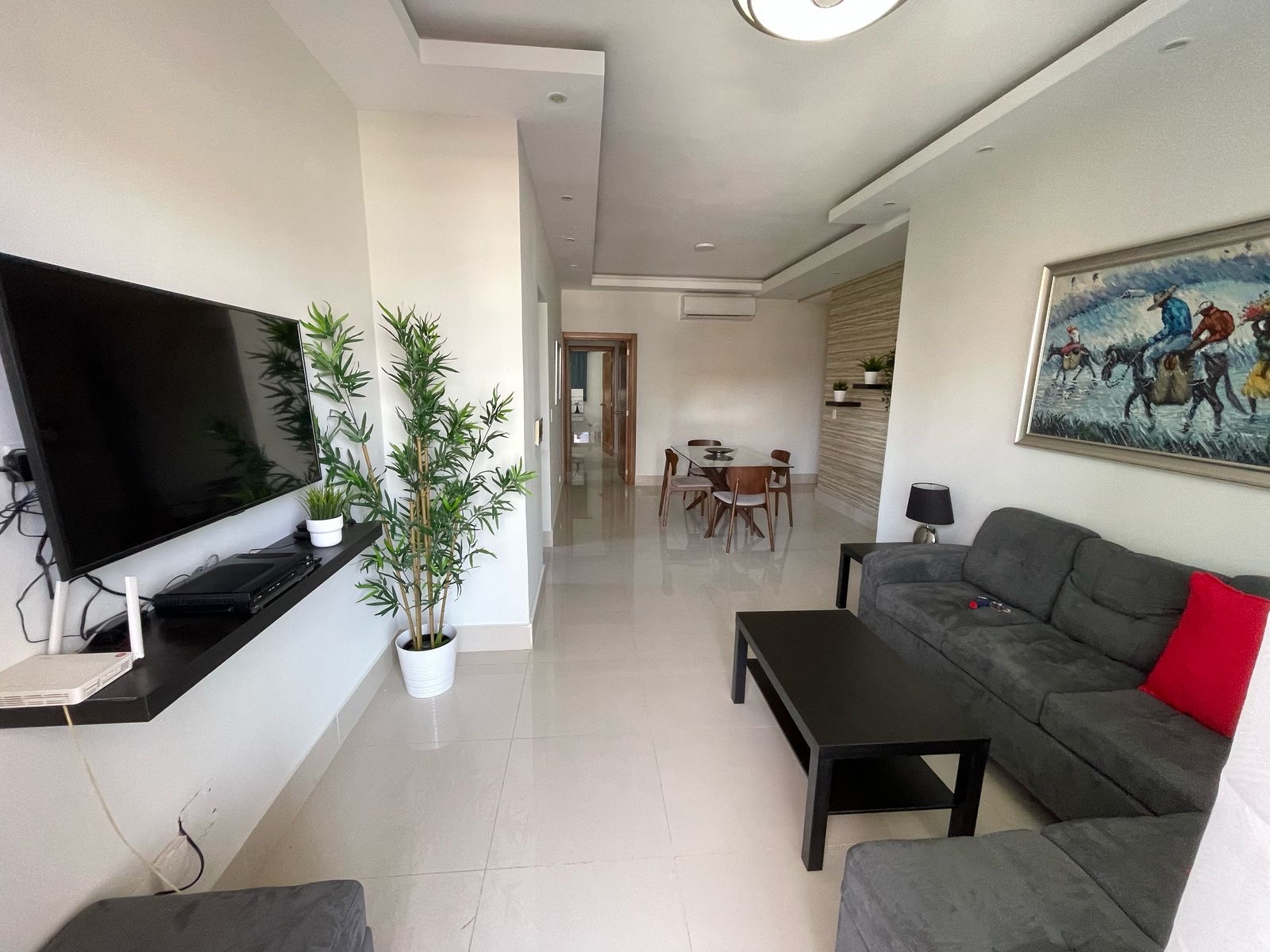 apartamentos - Apartamento amueblado en alquiler en Mirador Norte 
