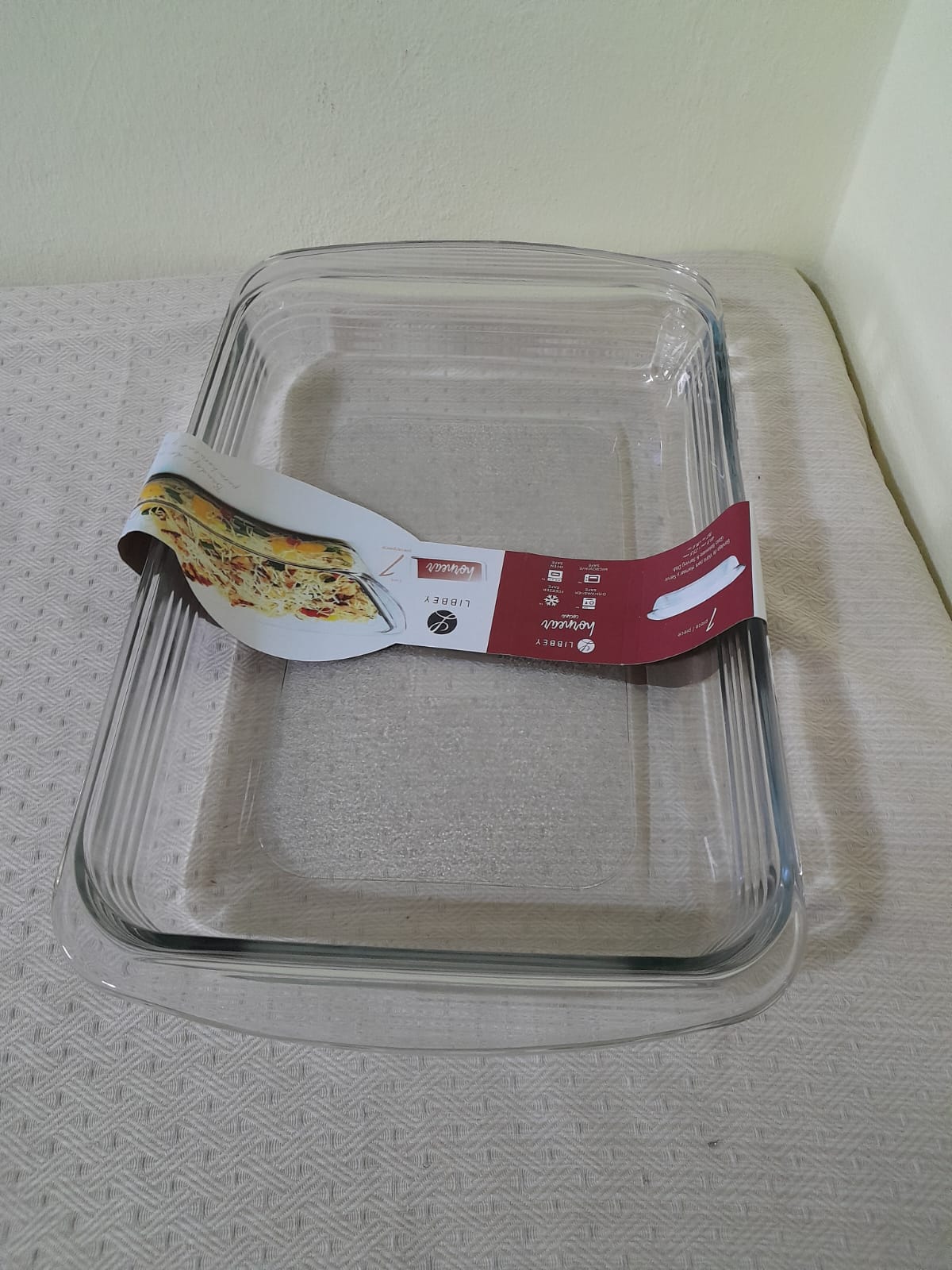 cocina - Paire. bandeja de vidrio para hornear y servir 2