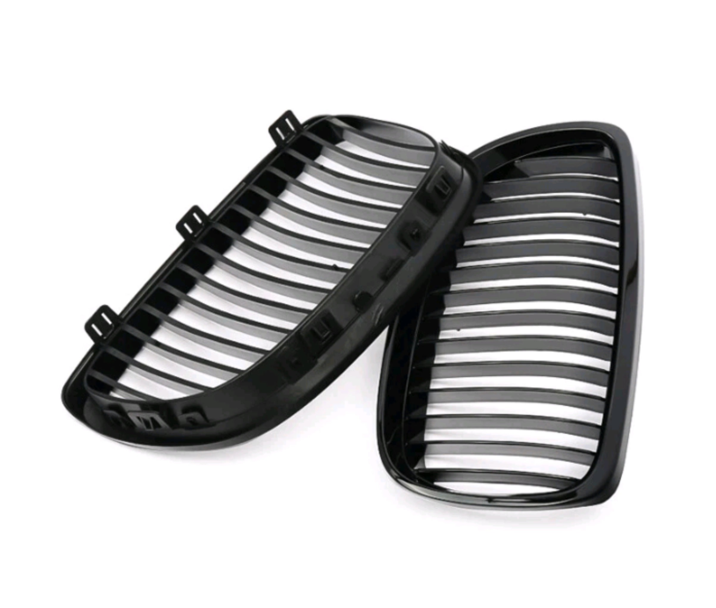 accesorios para vehiculos - Rejilla parachoques, negro brillante, para BMW E92, E93, 328i, 335i, 2006 a 2010 3