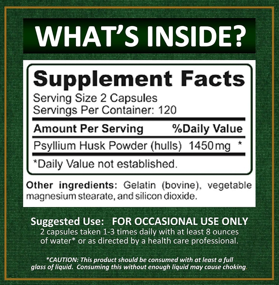 Salud y Equipamiento Médico - Psyllium 240 Cap Potent Garden 1