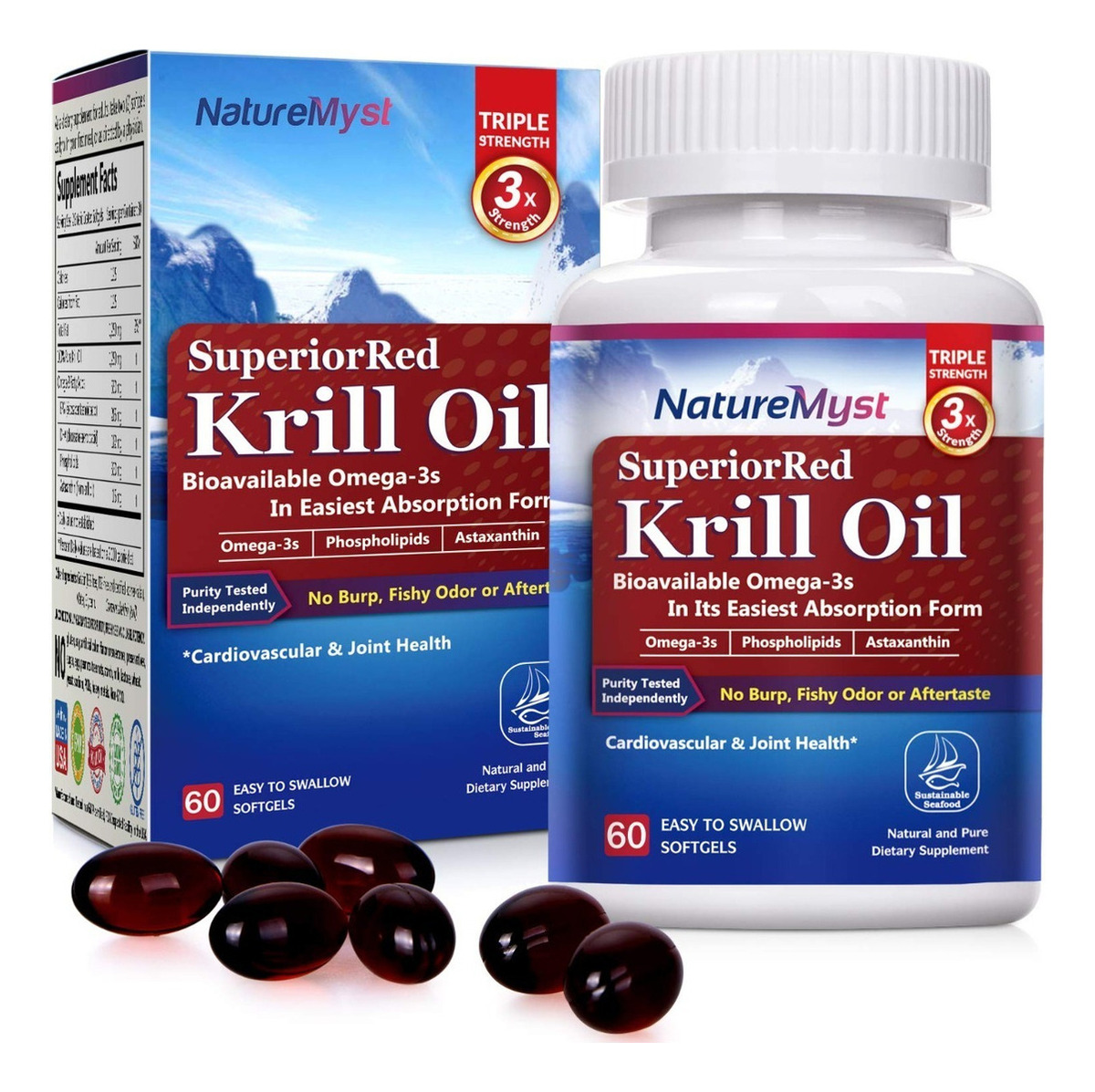Salud y Equipamiento Médico - Aceite Krill 1000 Mg Naturemyst 1