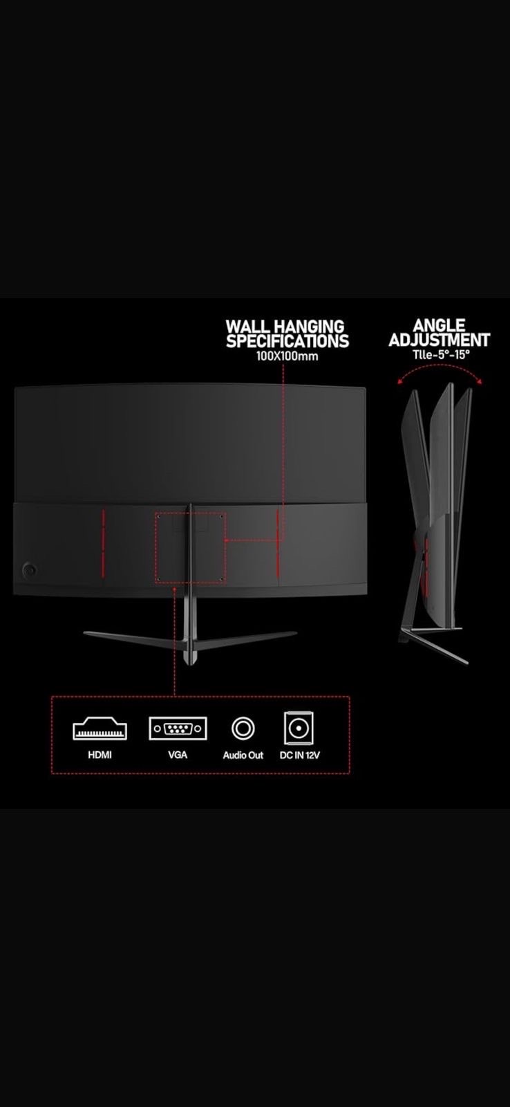 computadoras y laptops - Monitor curvo de 27 pulgadas  2