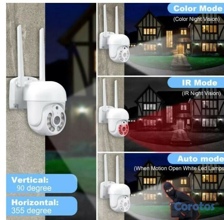 camaras y audio - Camara wifi ptz 360 grados soporta sol, agua y polvo 4