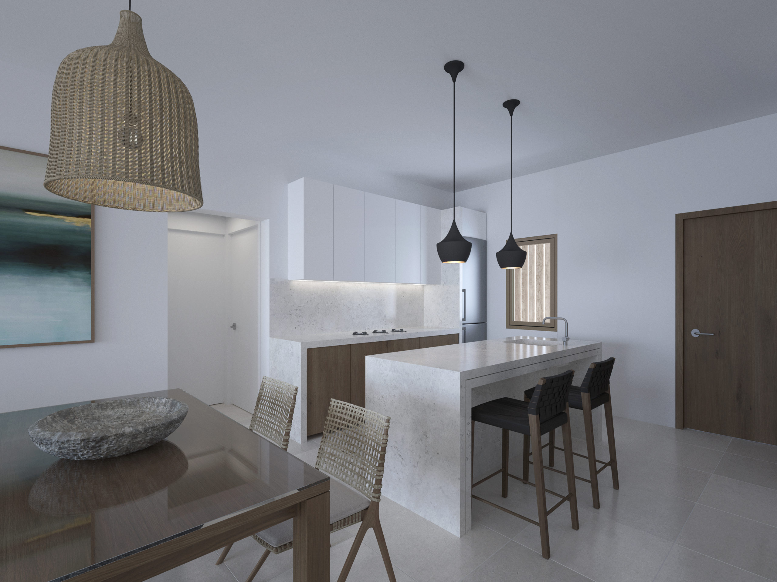 penthouses - Apartamento en venta de 3 habitaciones en Cocotal 4