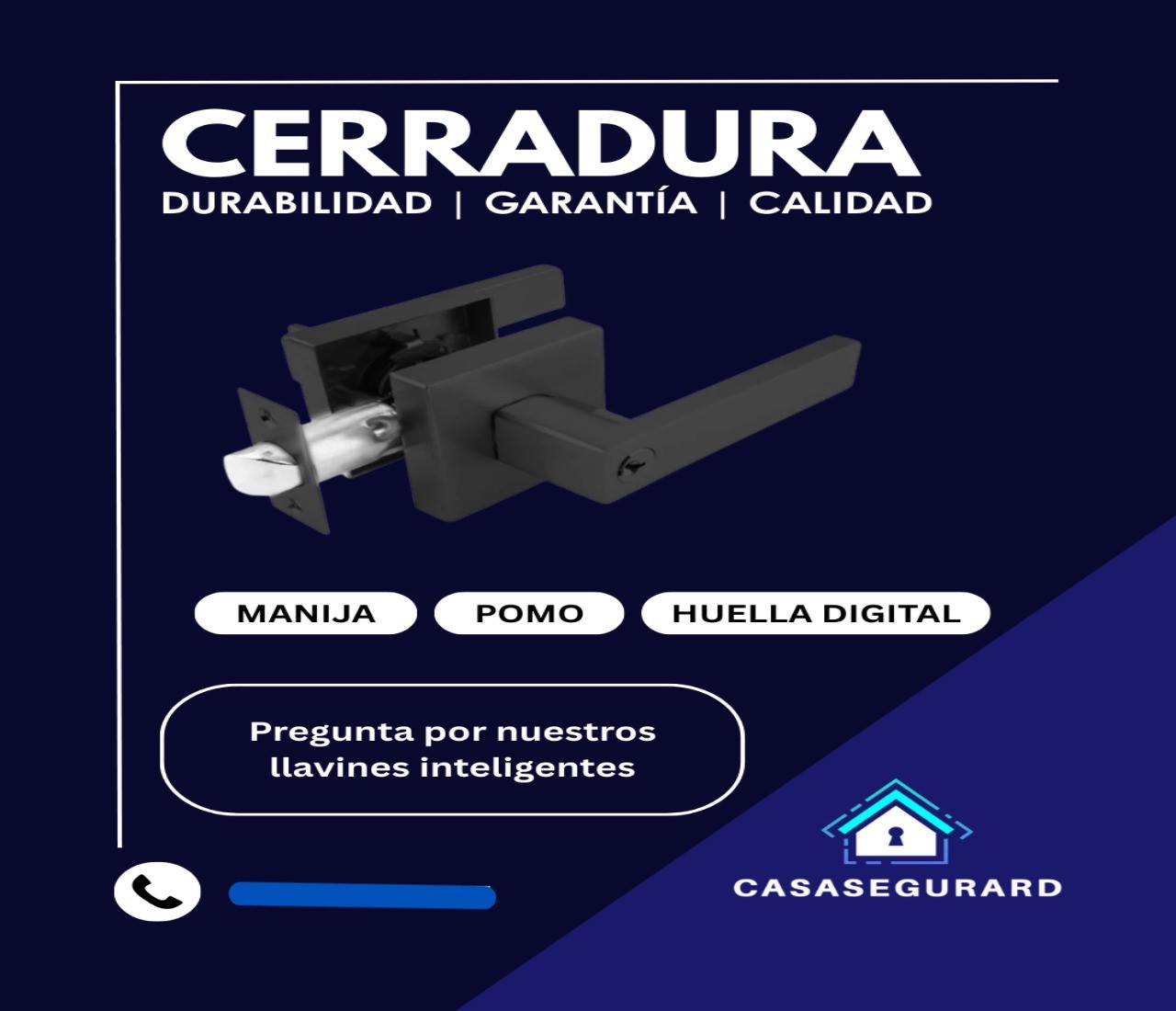 herramientas, jardines y exterior - Cerradura DOOR LOCK Cuadrada 0