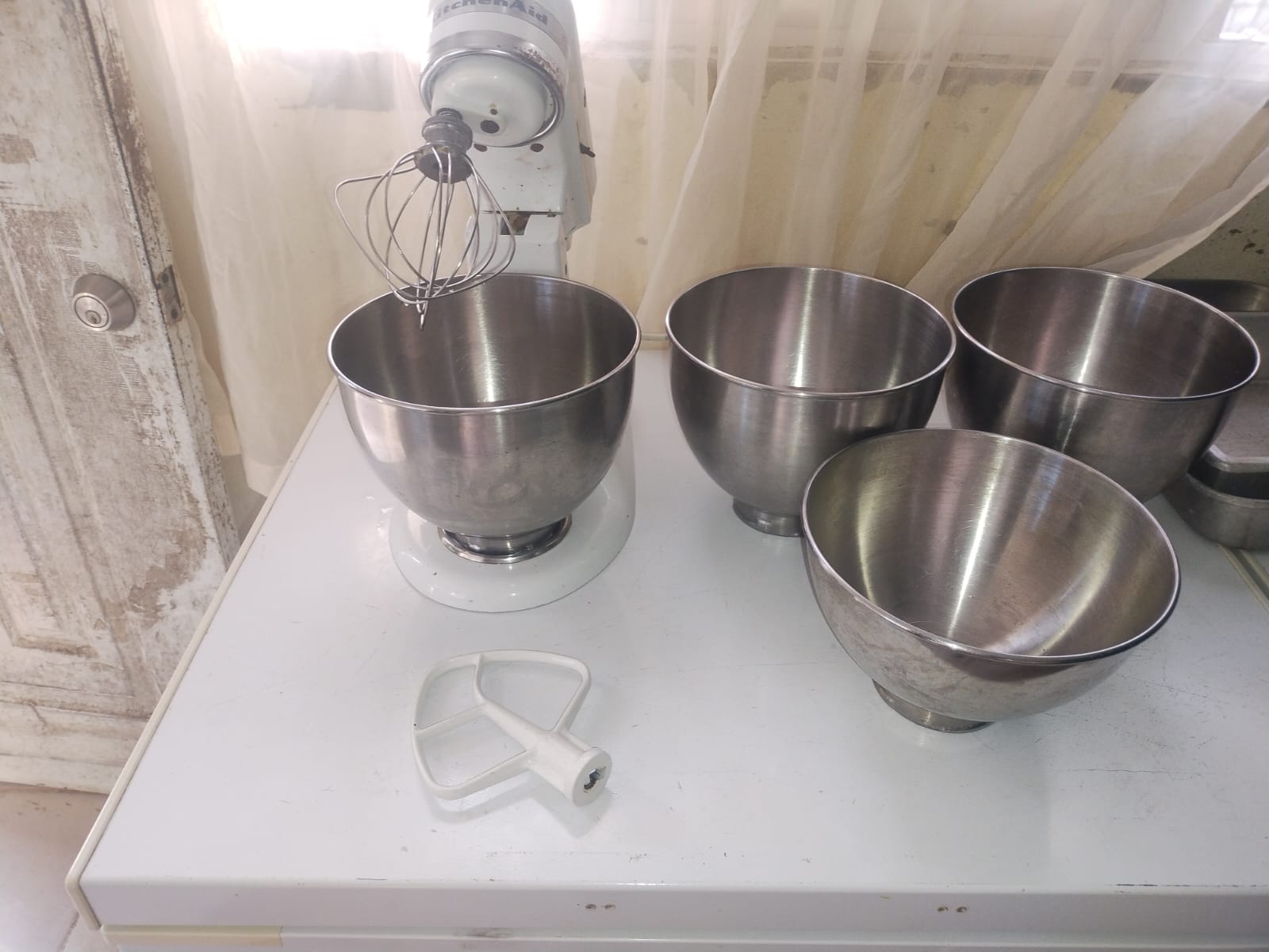 cocina - Máquina batidora Kitchenaid con tres tazones adici 2
