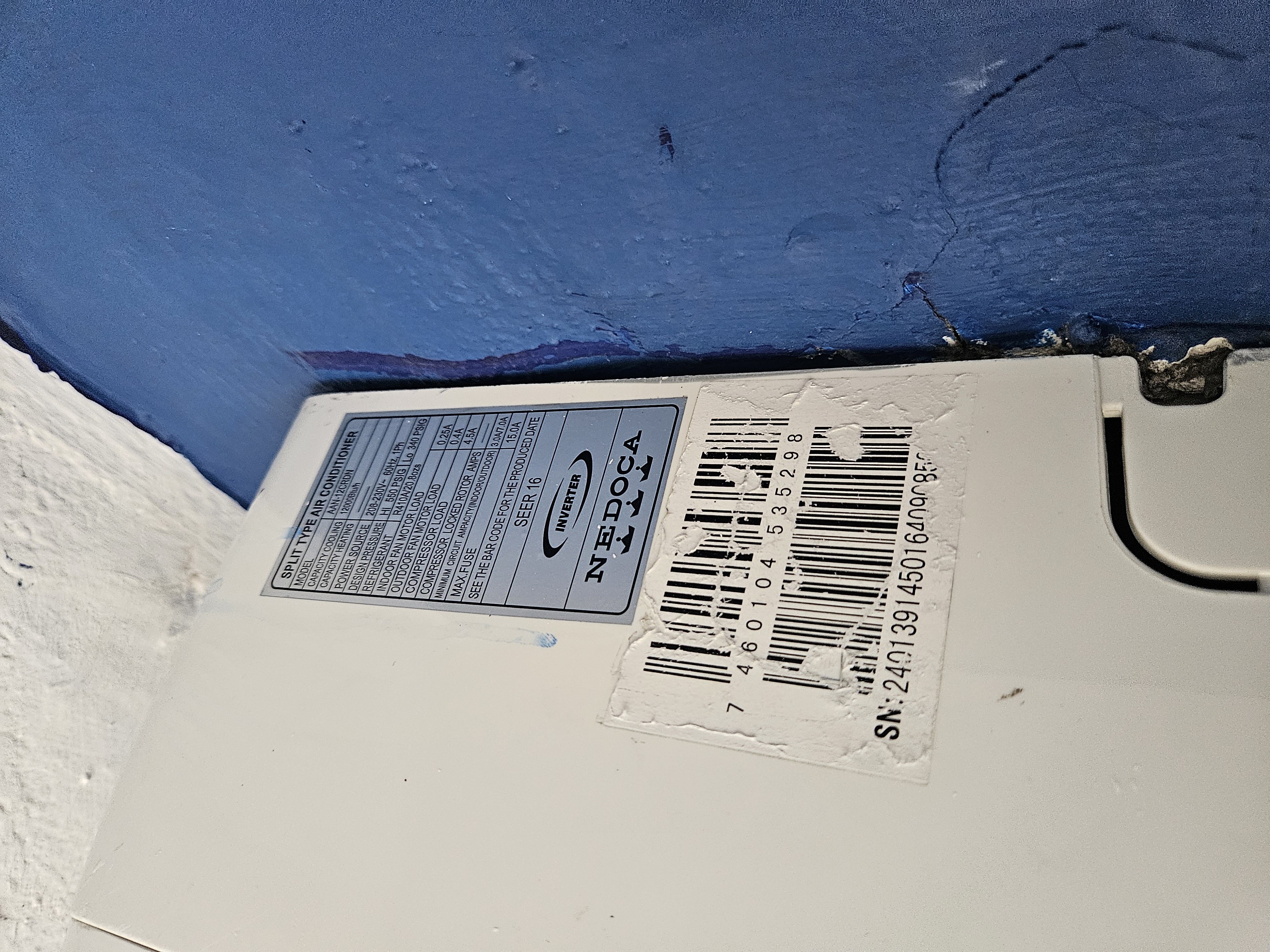 aires acondicionados y abanicos - Aire Acondicionado Inverter Nedoca 12K BTU 2