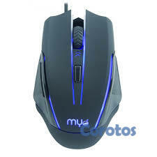 computadoras y laptops - MOUSE GAMING MYO SERIE 6, SENSOR ÓPTICO 6 BOTONES VELOCIDAD DEL MOUSE AJUSTABLE