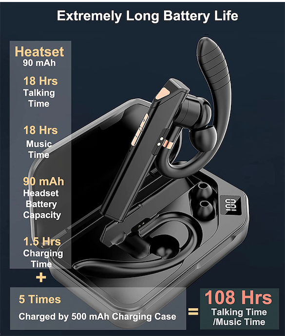 camaras y audio - Auricular Bluetooth con cancelación de ruido 3