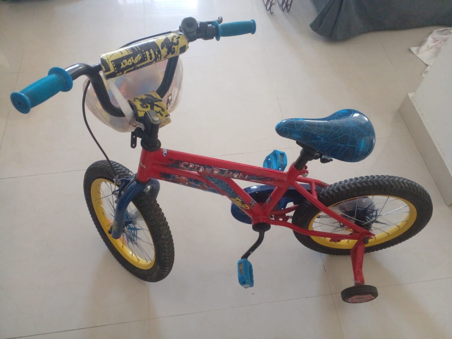 juguetes - Bicicleta de Spiderman, aro 16 2