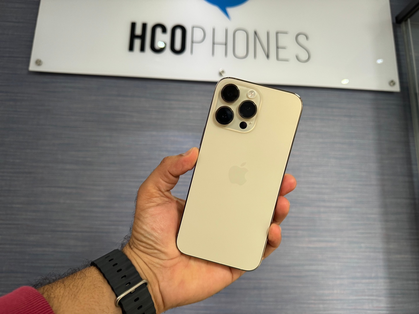 celulares y tabletas - iPhone 14 Pro Max 256GB Gold Como Nuevo, Desbloqueado 0