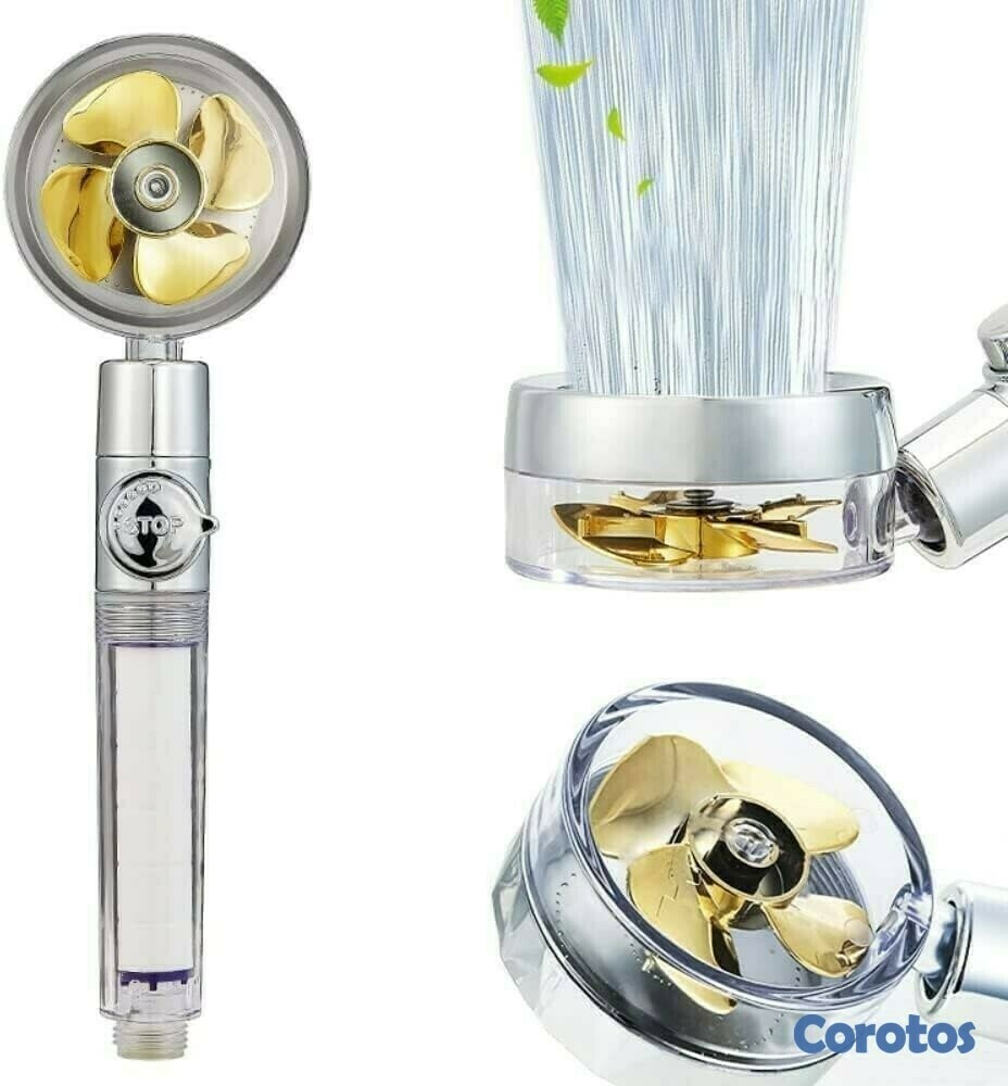 aires acondicionados y abanicos - Cabezal de ducha turbo presión con filtro. 2