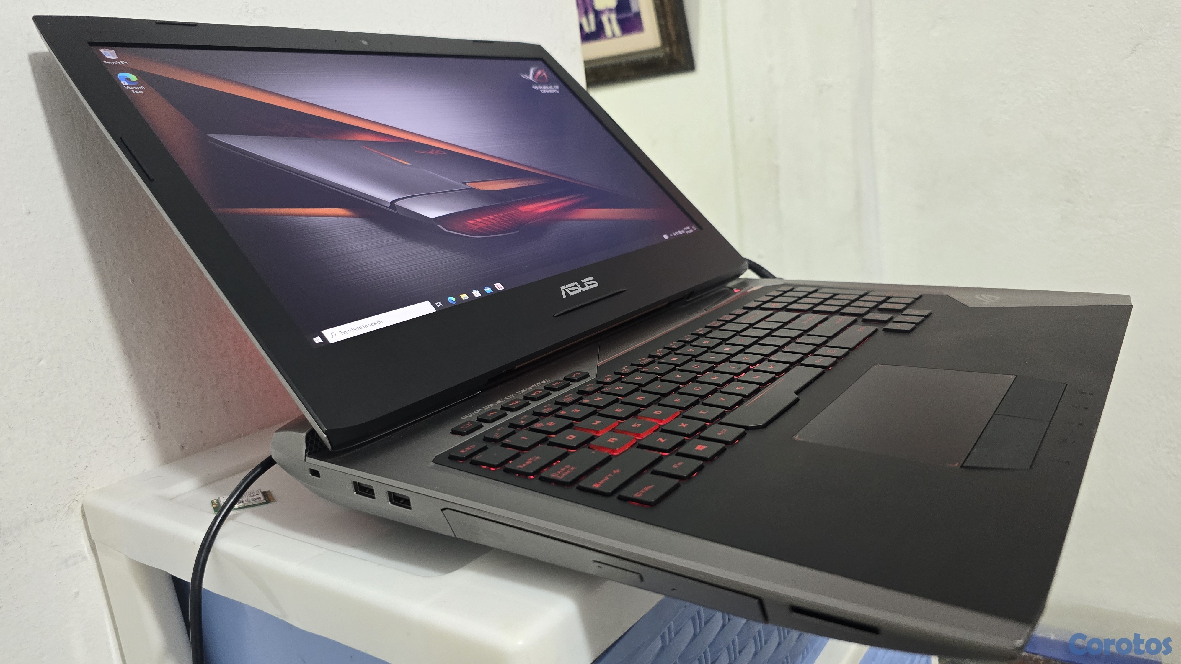 computadoras y laptops - Asus Gamer ROG Core i7 2.70ghz Ram 32gb ddr4 Disco 256gb Y 1000gb Gtx 1070 8gb 2