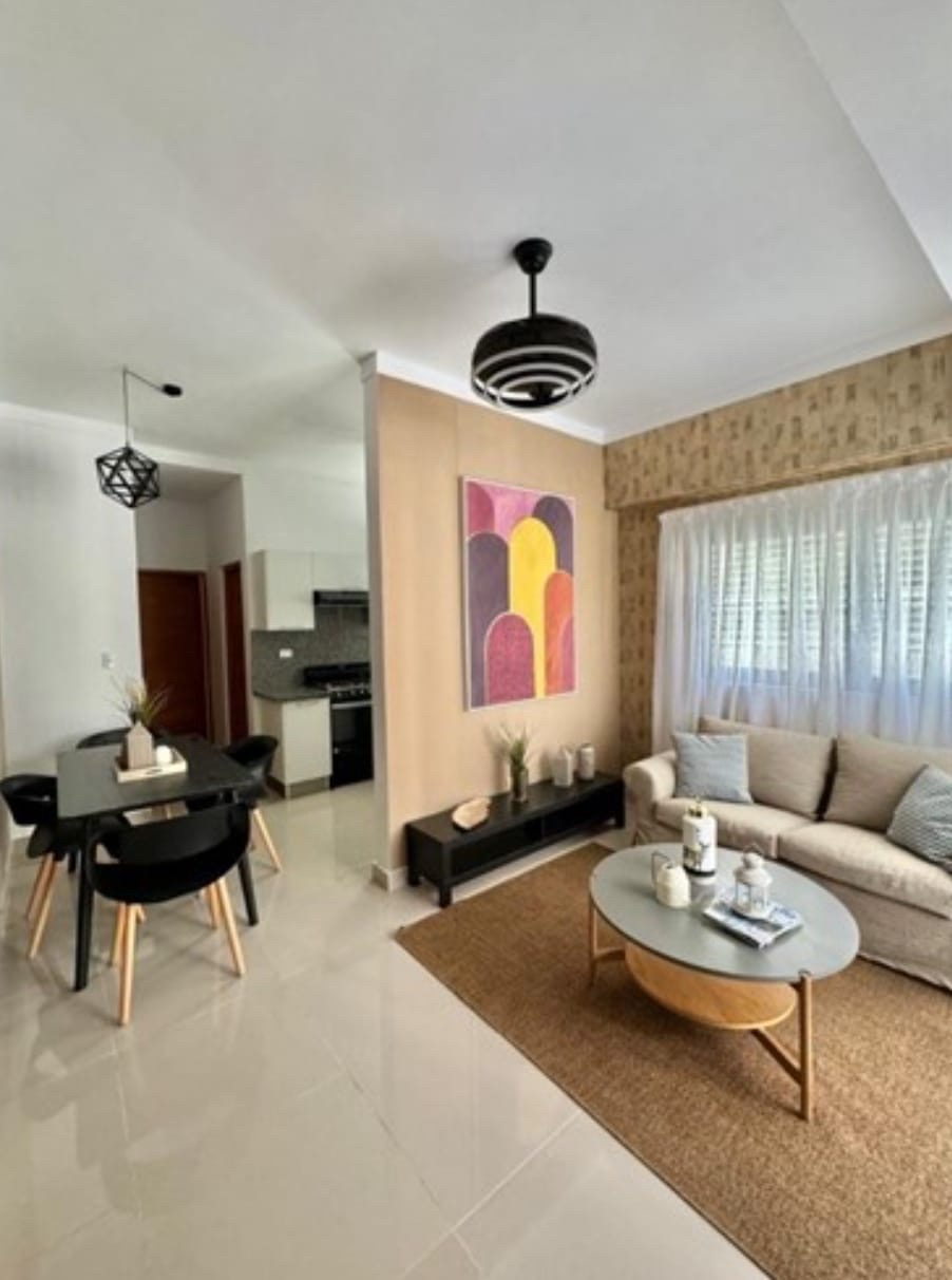 apartamentos - APARTAMENTO DE 1 HABITACIÓN EN ALQUILER AMUEBLADO CON AREAS SOCIALES EVARISTO M.