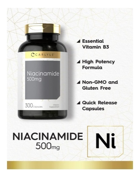 Salud y Equipamiento Médico - Niacinamida | 500 Mg | 300 Uds 4