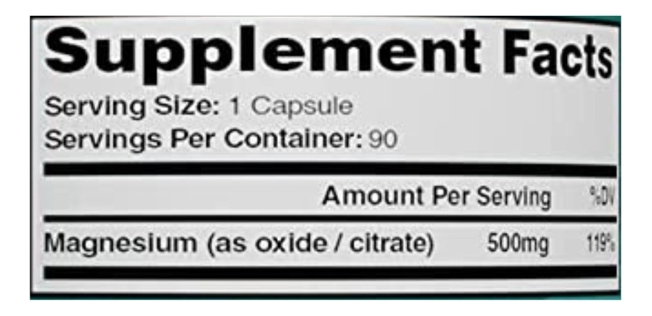 Salud y Equipamiento Médico - Complejo De Magnesio 90 cap Ooh 1