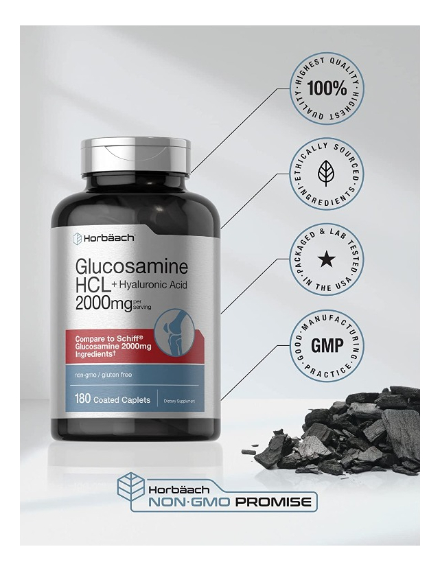 Salud y Equipamiento Médico - Glucosamina Hcl | 2000mg | 180u 4
